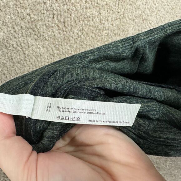 Free People Movement Revolve Legging Womens Small Green High Rise Cutout Active - Picture 11 of 12